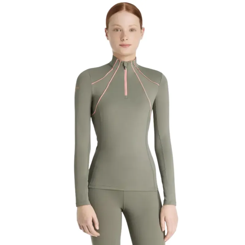 LeMieux Young Rider Mia Mesh Baselayer in Rosemary