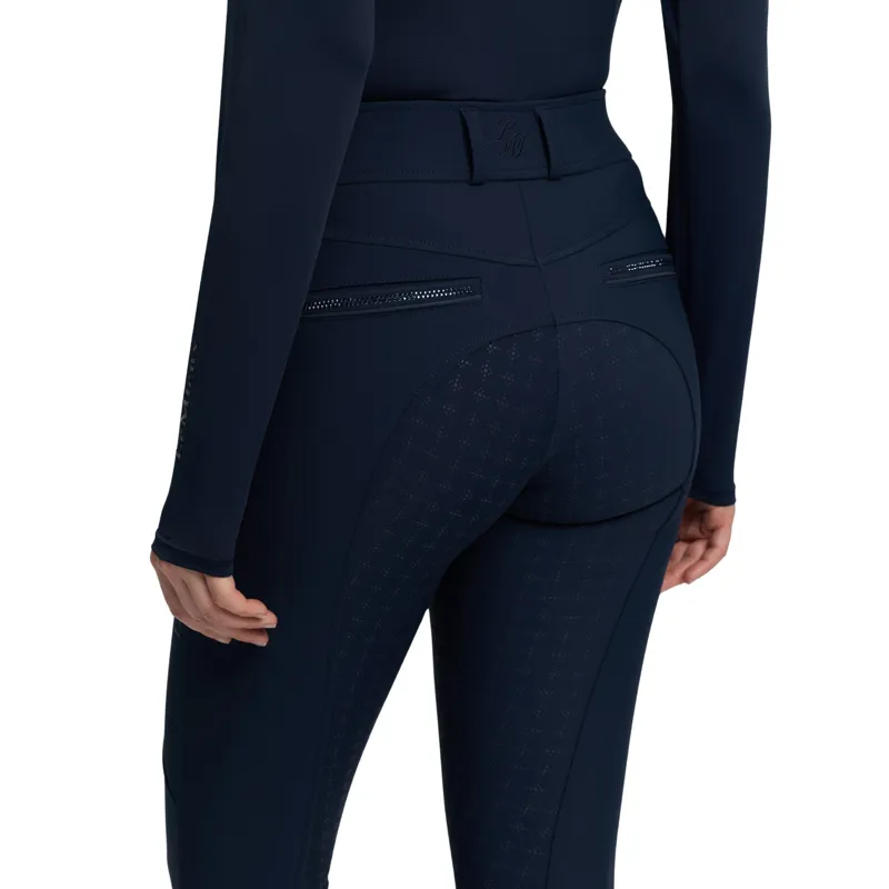 LeMieux Brilliance Full Seat Breeches in Navy-2
