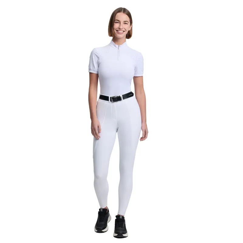 LeMieux Brilliance Full Seat Breeches in White-2