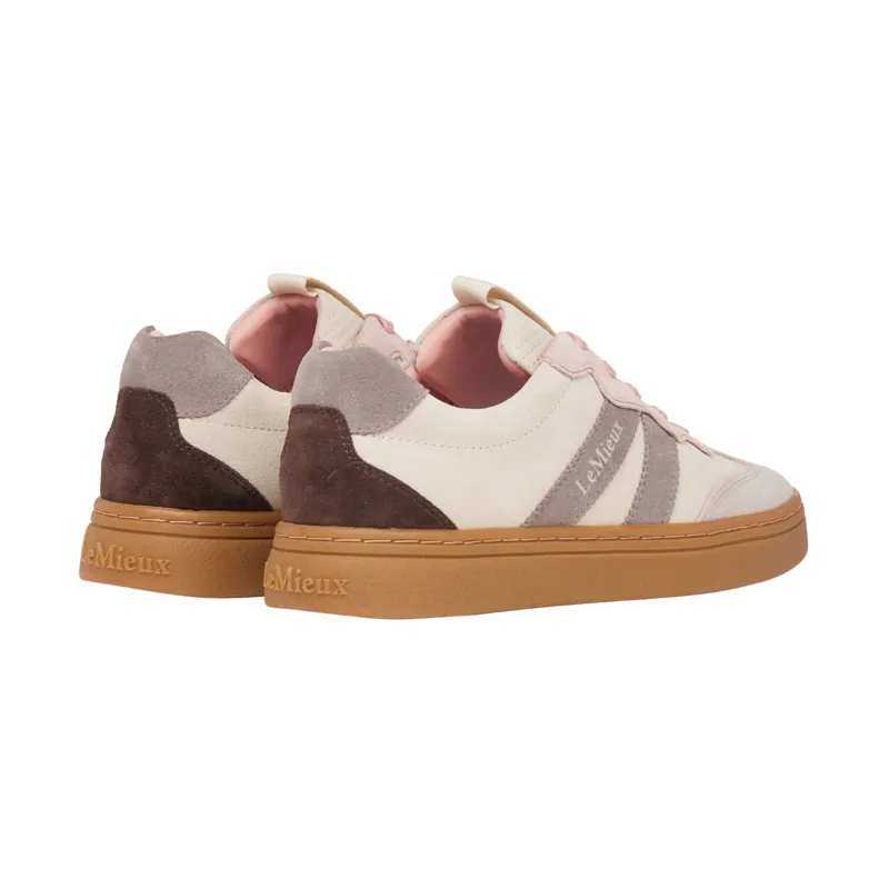 LeMieux Stockbridge Suede Lifestyle Trainers in Stone-1