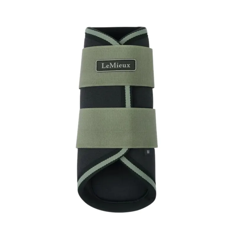 LeMieux Grafter Brushing Boots in Rosemary-1