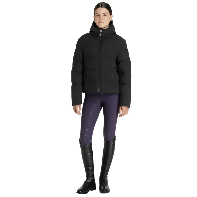 LeMieux Young Rider Daisy Waterproof Coat in Black-2