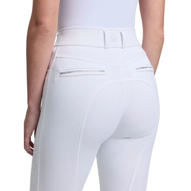 LeMieux Brilliance Full Seat Breeches in White-3