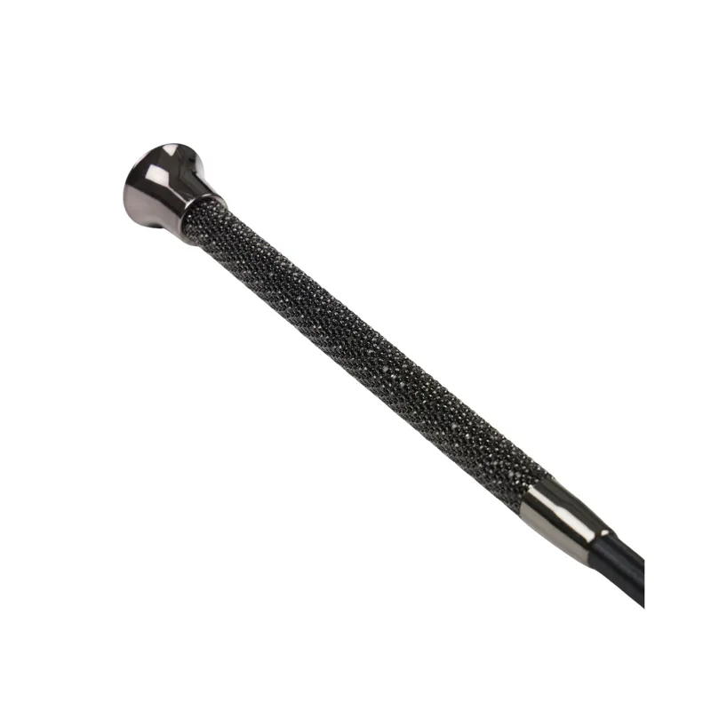 LeMieux Brilliance Baton Whip in Black-1