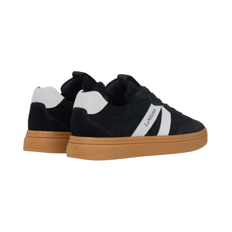 LeMieux Stockbridge Suede Lifestyle Trainer in Black-1