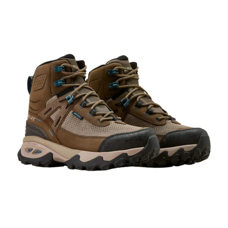 Ariat Womens Traverse Mid Boot in Brown Bark-1