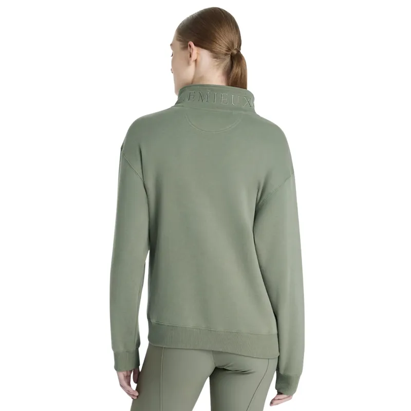 LeMieux Keira Quarter Zip Sweat in Rosemary-1