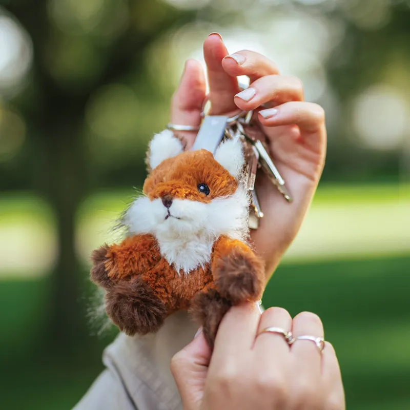 Wrendale Designs Autumn Fox Plush Keyring-1