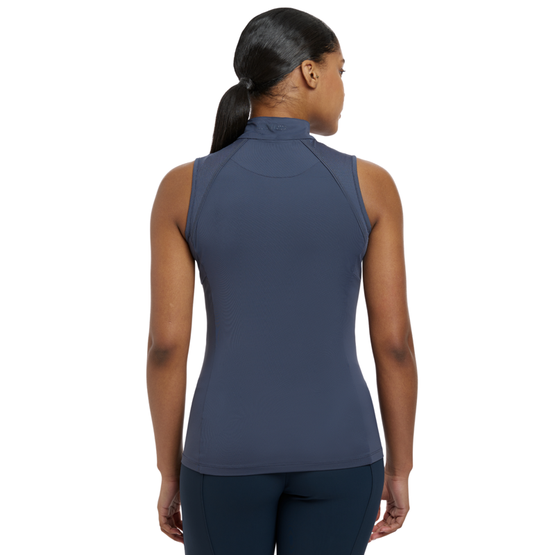 LeMieux Maria Mesh Sleeveless Baselayer in Dusk Blue-1