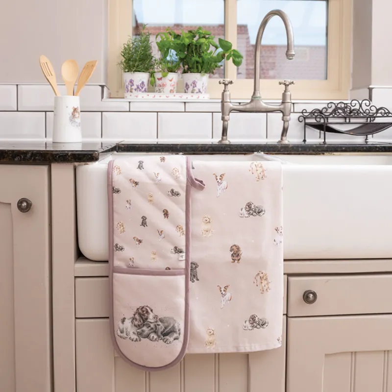 Wrendale Designs A Dog's Life Tea Towel-3