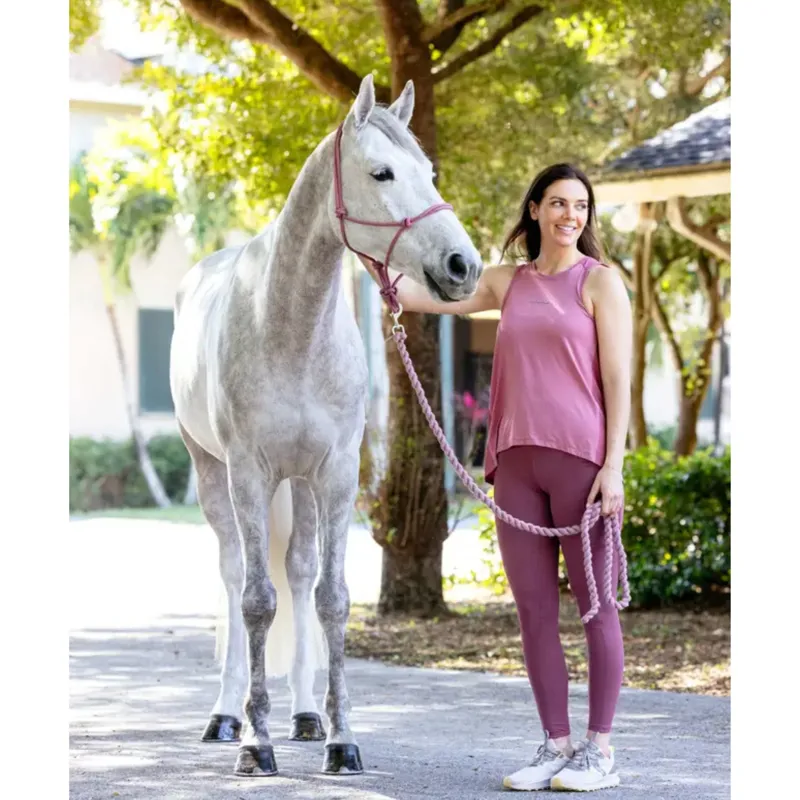 LeMieux Rope Halter in Blossom-1