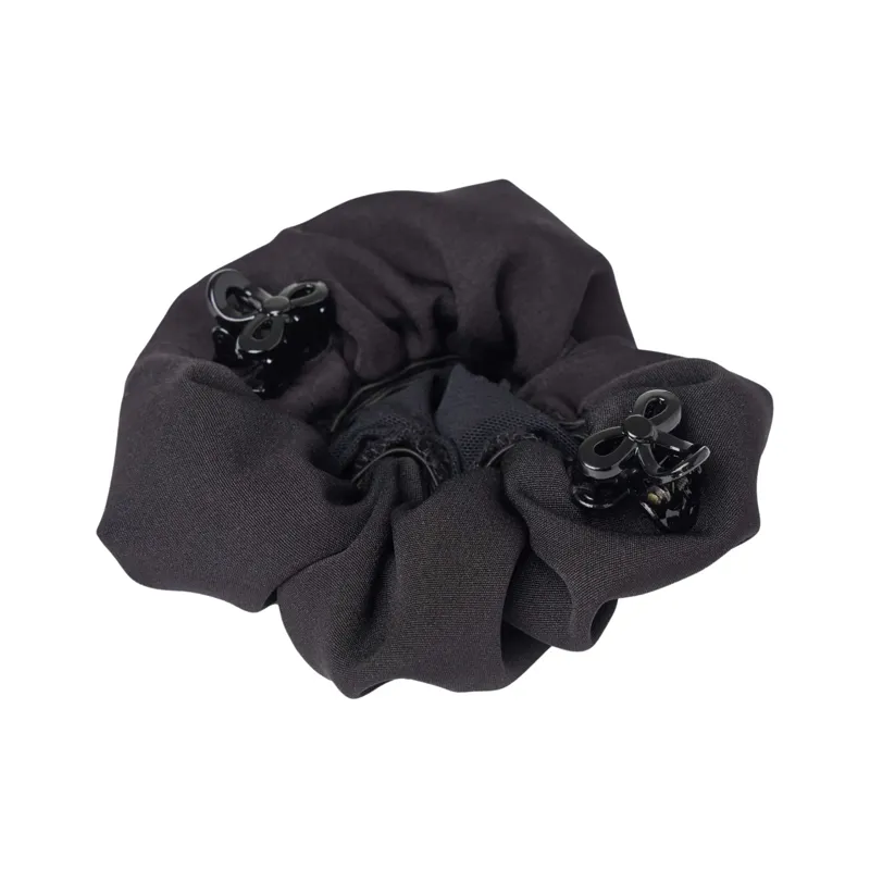 LeMieux Scrunchie with Crystal Hair Net in Black/Blonde -1