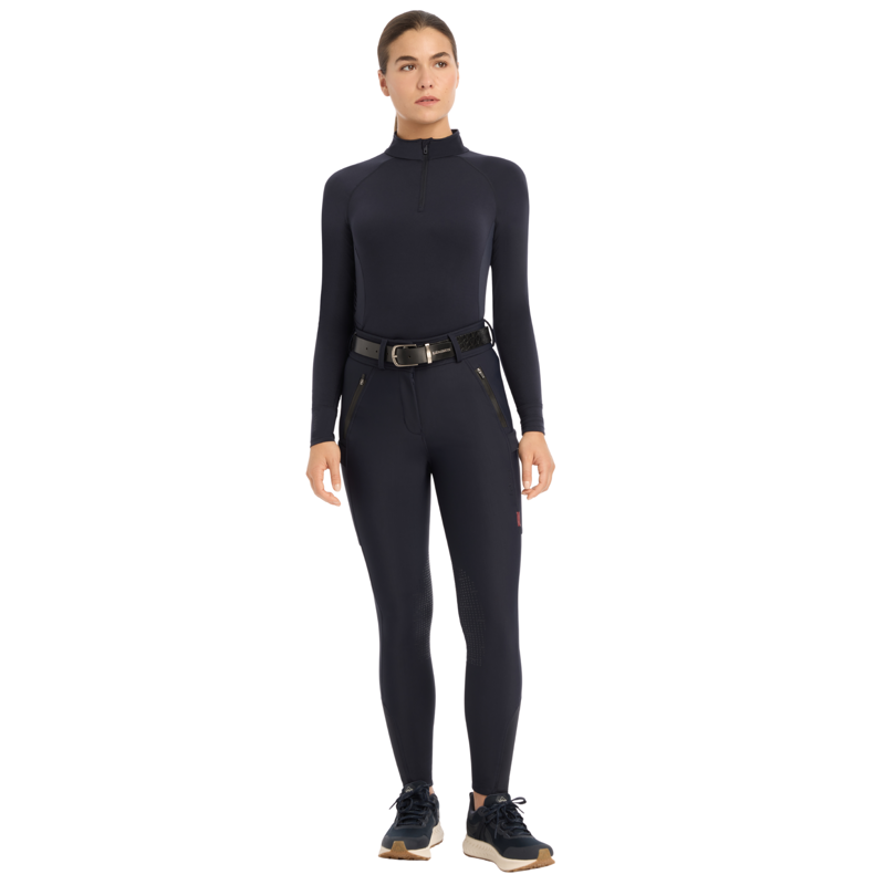 LeMieux Drytex Waterproof Breeches Knee Grip in Navy-1