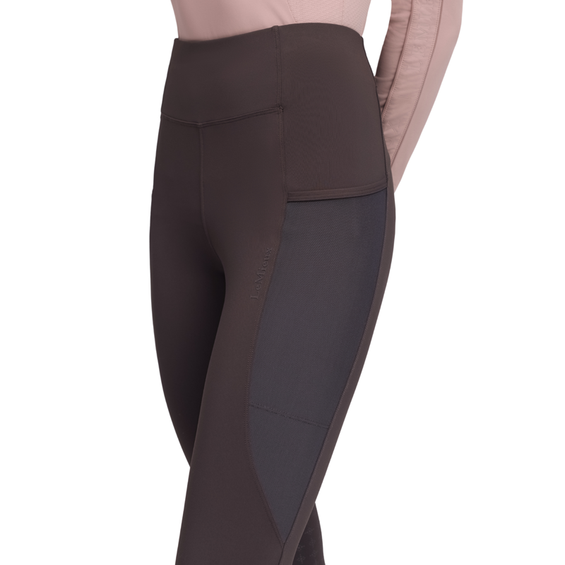 LeMieux Naomi Pull On Breeches in Cocoa-1
