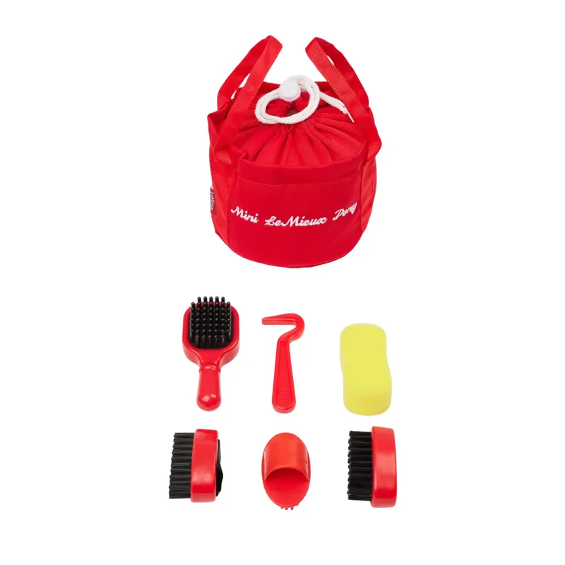 LeMieux Toy Pony Grooming Kit In Chilli Red 