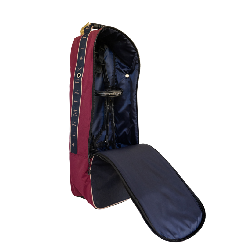 LeMieux Anatomical Bridle Bag in Blackberry-1