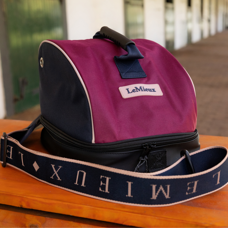 LeMieux Hat Bag in Blackberry-1