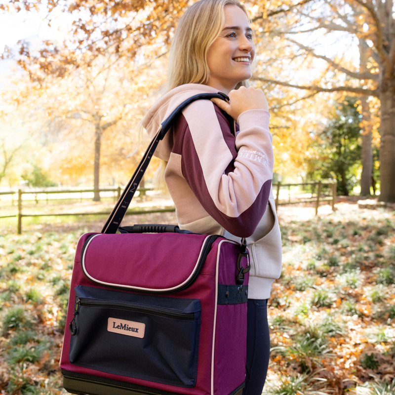 LeMieux Elite Pro Grooming Bag in Blackberry-1