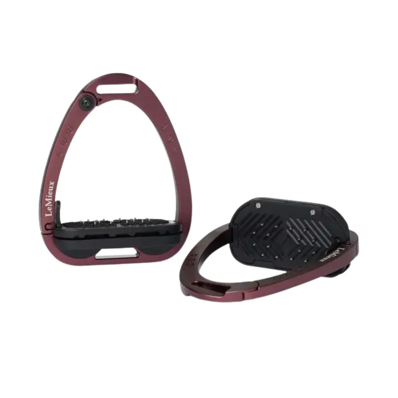 LeMieux Vector Balance Stirrup Irons in Auburn-1