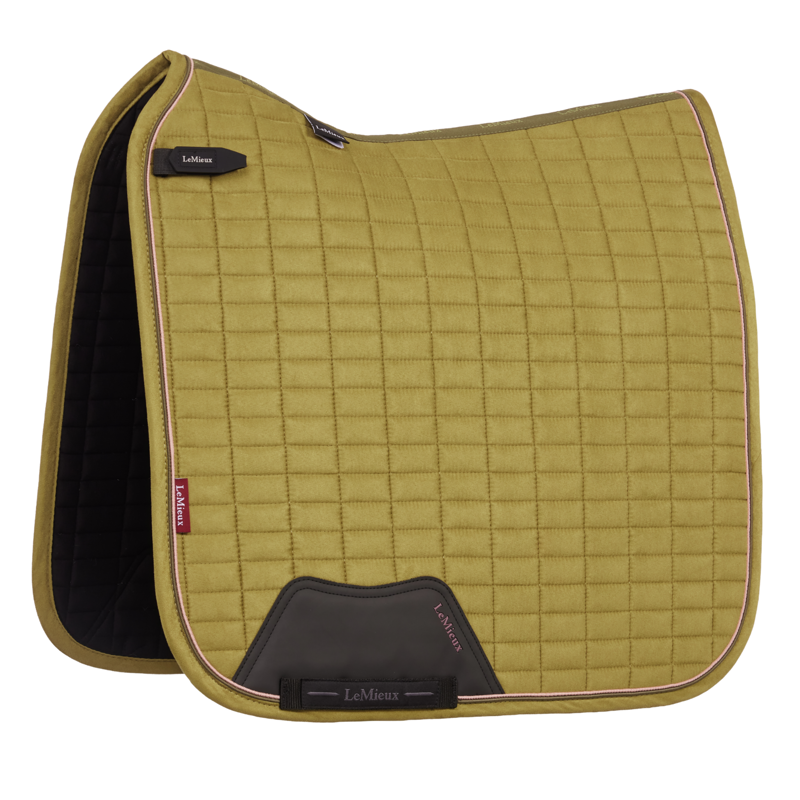 LeMieux Suede Dressage Square in Gooseberry