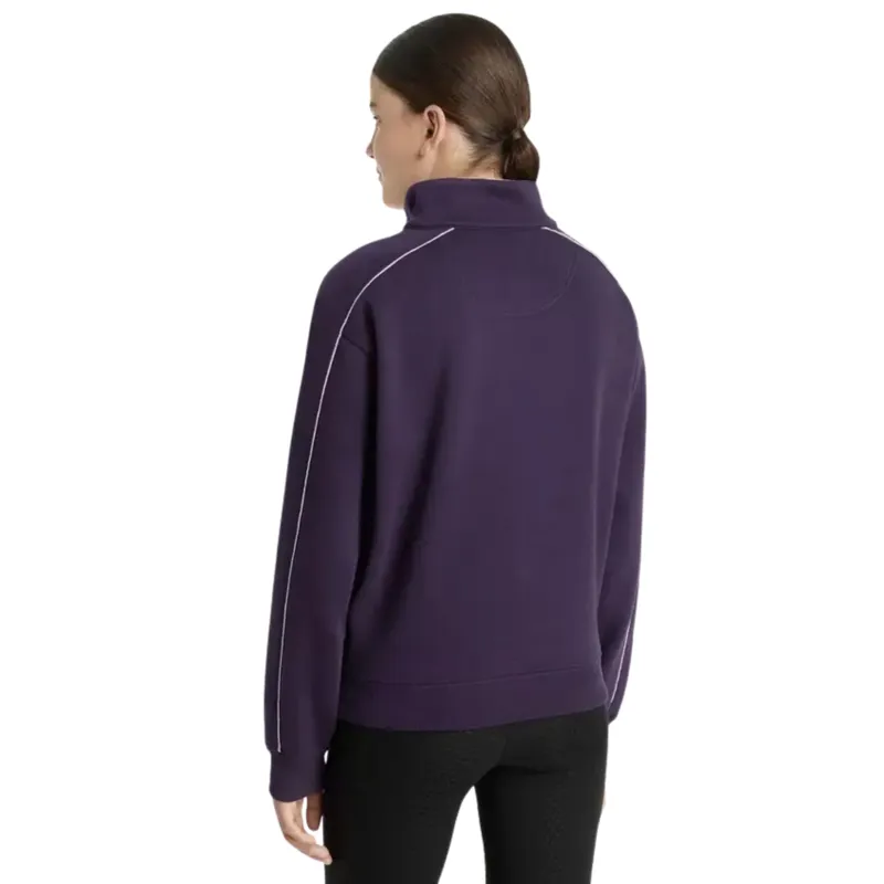 LeMieux Young Rider Kate Quarter Zip Sweat in Juniper and Lilac-1