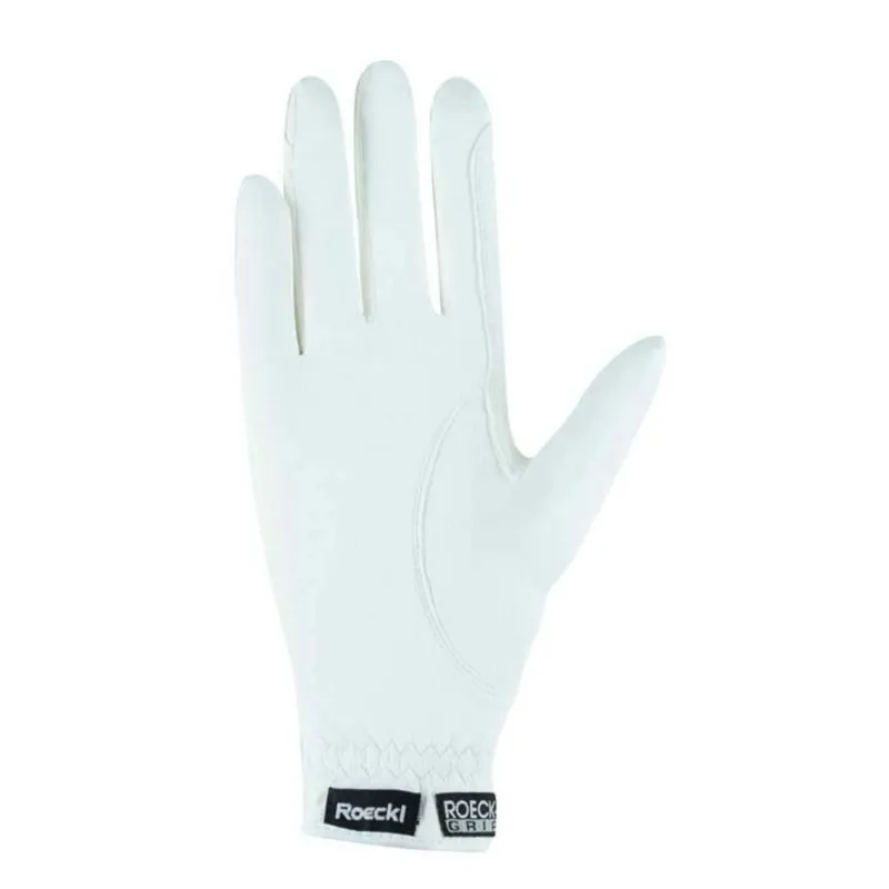 Roeckl Roeck Grip Riding Gloves in White-1