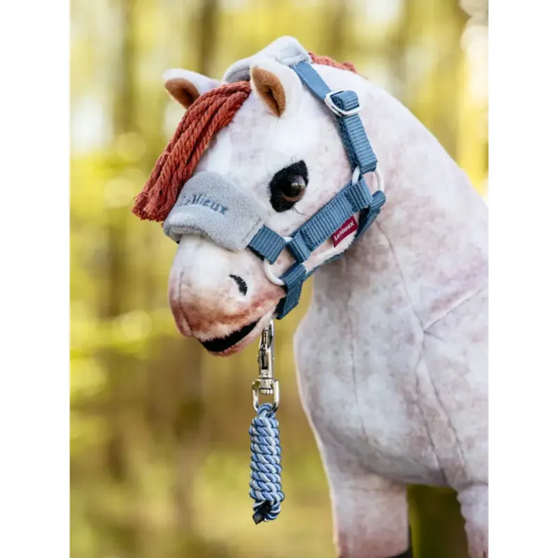 LeMieux Toy Pony Vogue Headcollar And Leadrope In Ice Blue-1