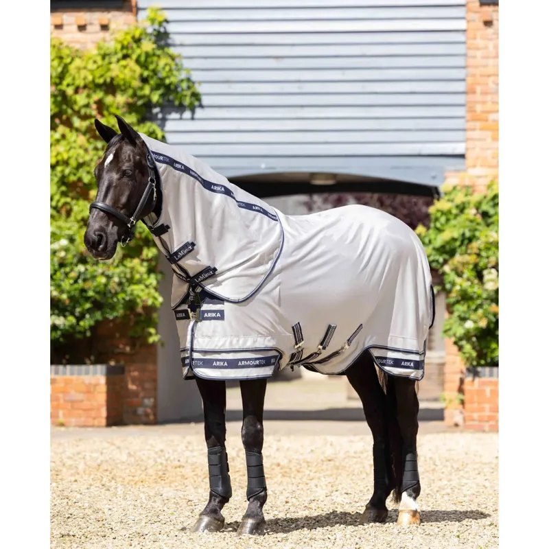 LeMieux Arika Armour-Tek Fly Rug in Grey 5'9 - 6'0 Only -1