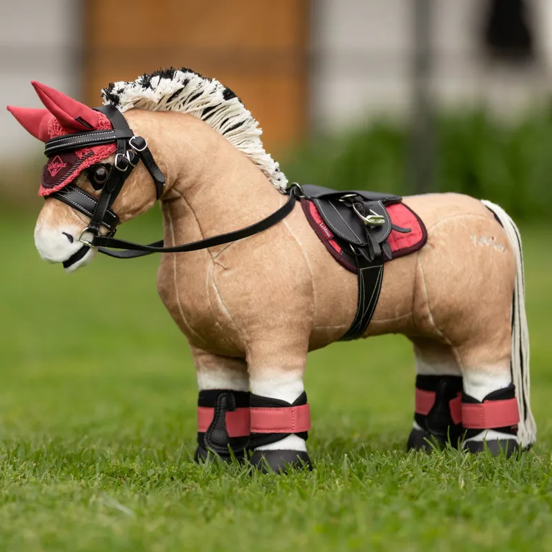 LeMieux Toy Pony Fly Hood in Cranberry-1