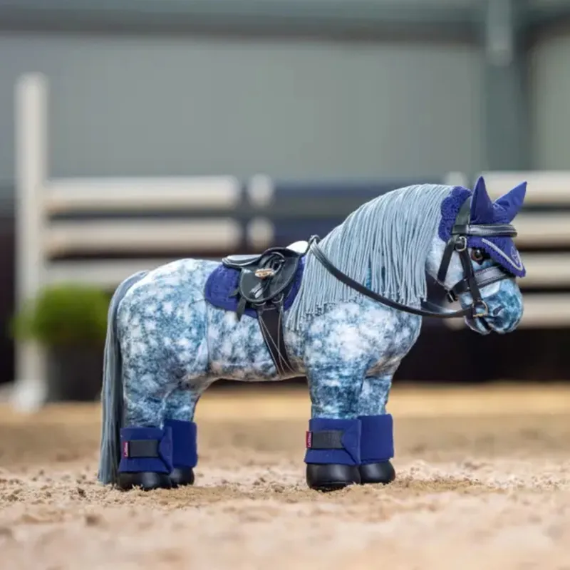 LeMieux Toy Pony Fly Hood in Ink Blue-1