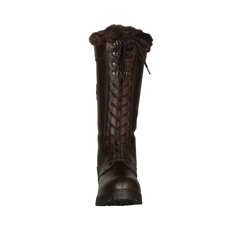 Moretta Nola Lace Country Boots in Brown-1