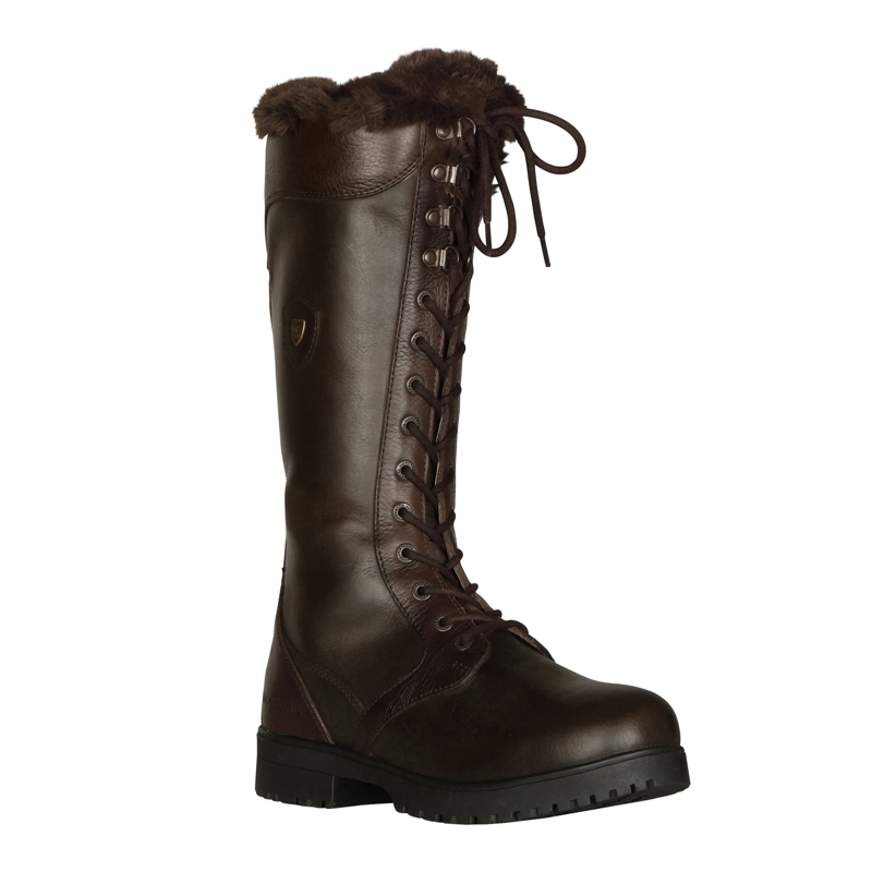 Moretta Nola Lace Country Boots in Brown