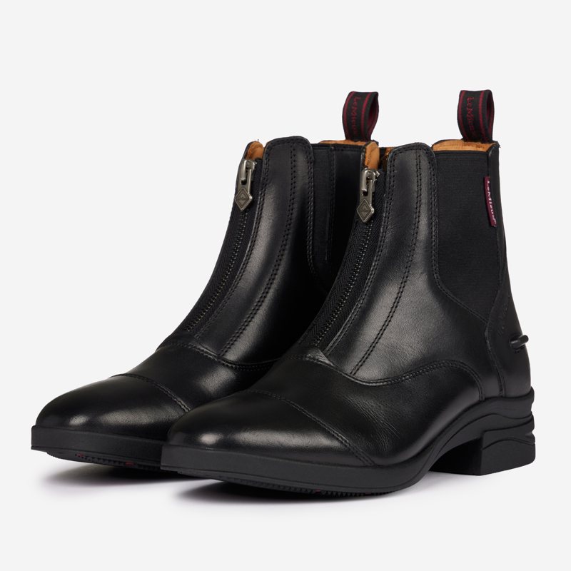 LeMieux Zip Paddock Boots in Black-1