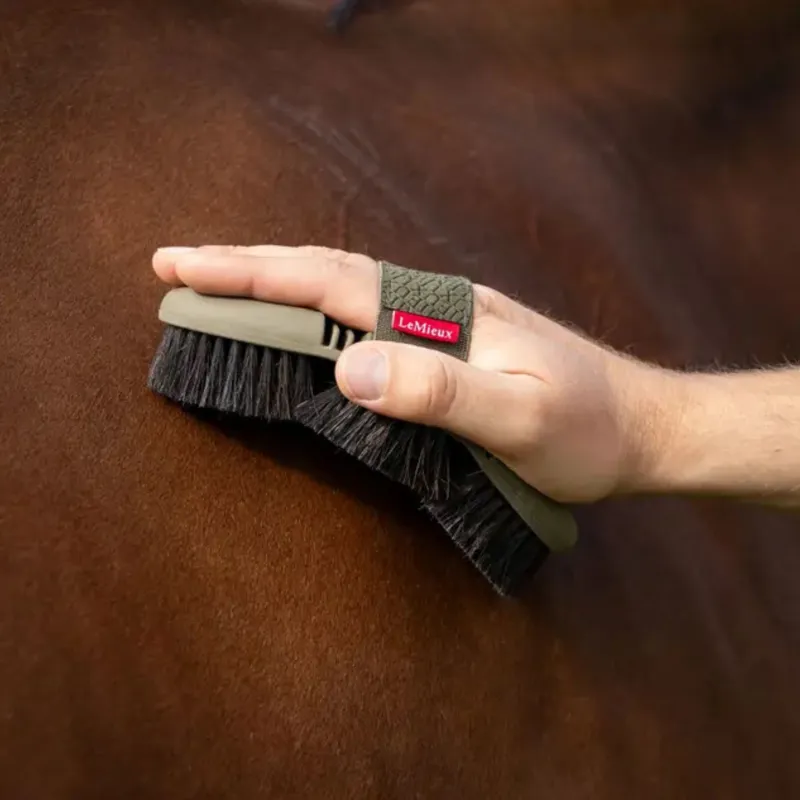 LeMieux Flexi Horse Hair Body Brush in Alpine-1