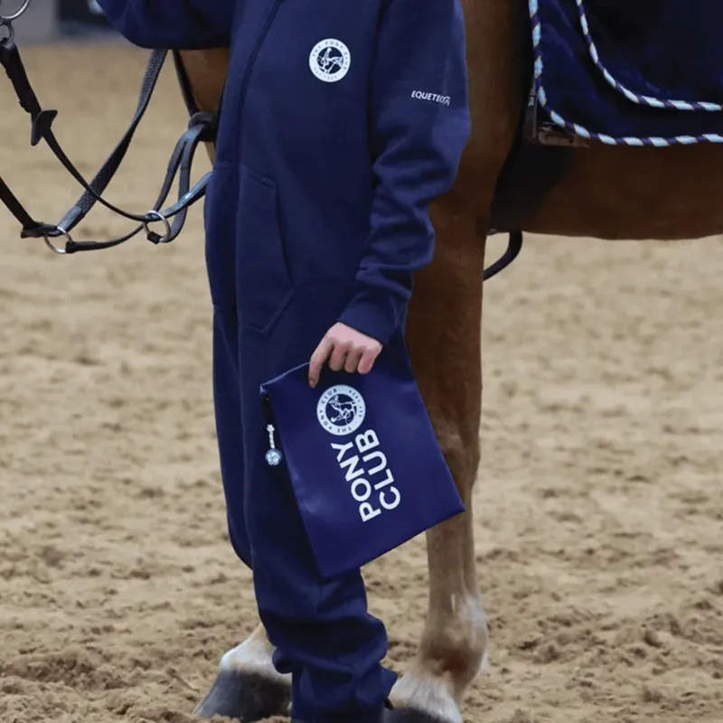 Official Pony Club Passport Wallet / Travel Pouch in Navy -1