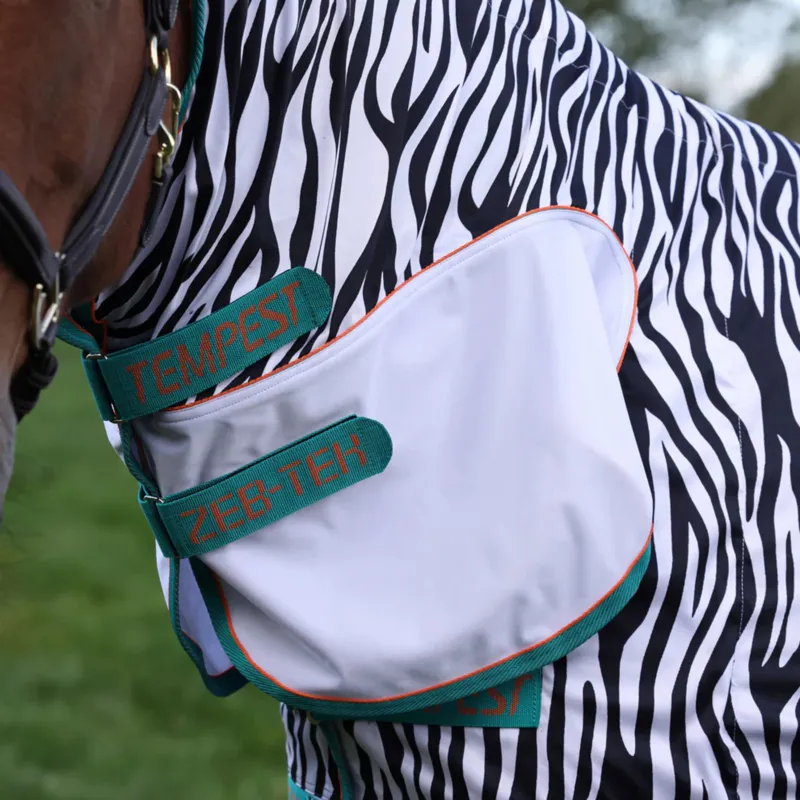 Tempest Original ZEB-TEK Fly Combo Rug in Zebra Print-1
