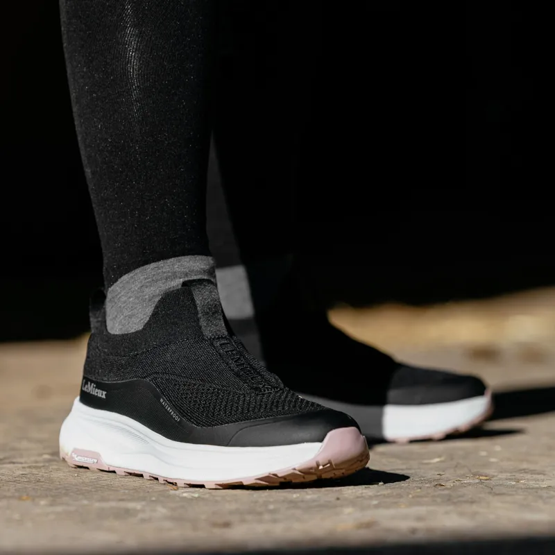 LeMieux Kanta Slip On Waterproof Trainer in Black-2