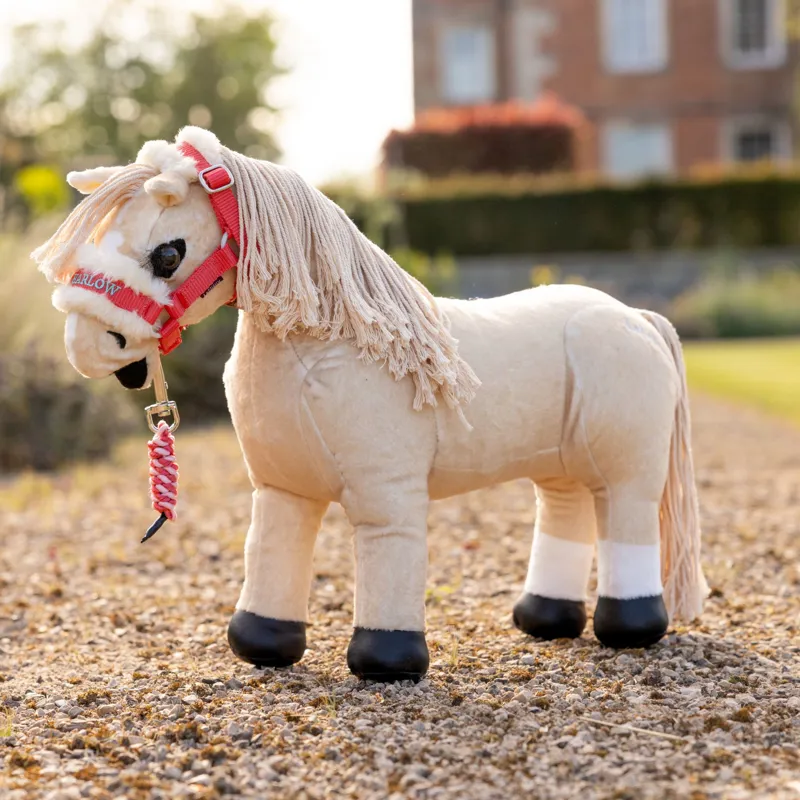 LeMieux Harlow Toy Pony Headcollar and Leadrope in Coral Crush-2