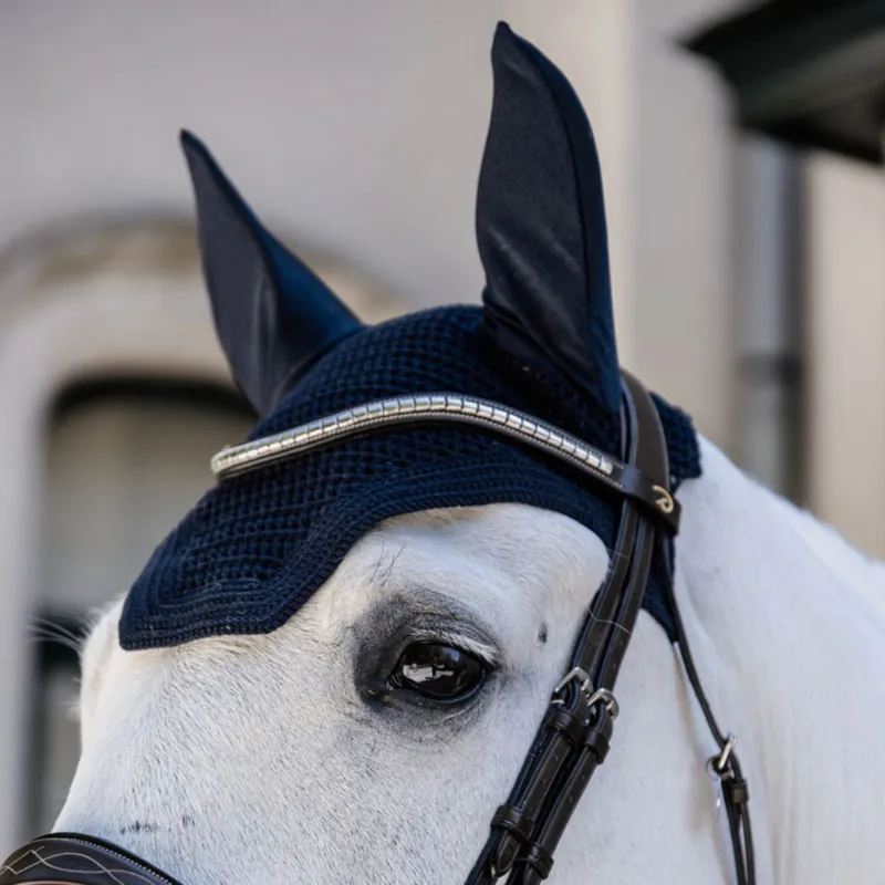 Kentucky Fly Veil Wellington Soundless in Dark Navy-1