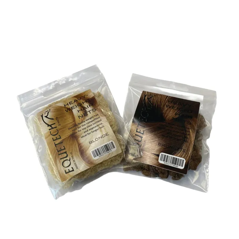 Equetech Heavy Weight Show Hairnet in Brunette-1