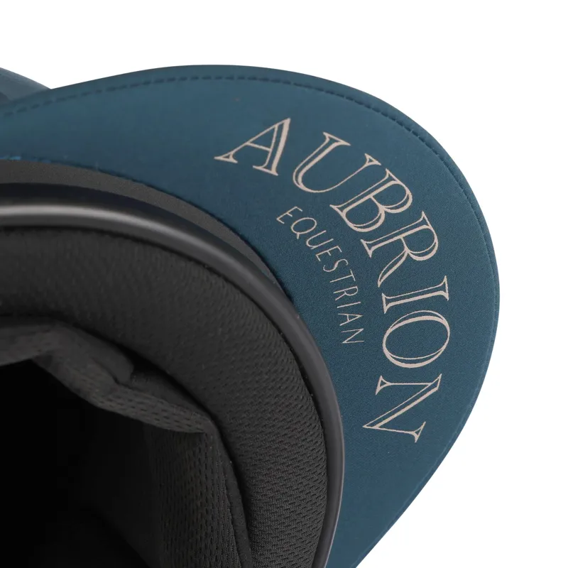 Aubrion Equestrian Hat Cover in Estate Blue -1
