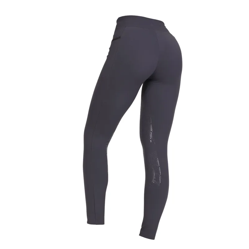 Aubrion React Winter Riding Tights in Charcoal-1