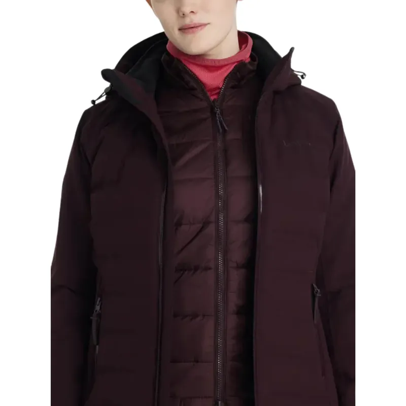 LeMieux Brooke Waterproof Hybrid Jacket in Damson -1