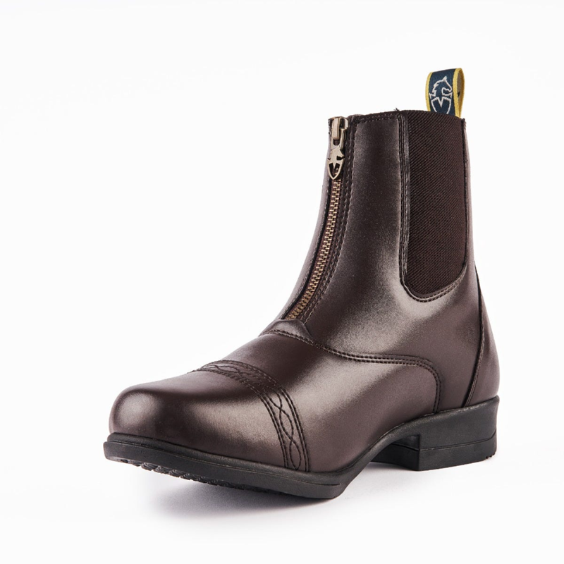 Moretta Clio Paddock Boots in Brown-1