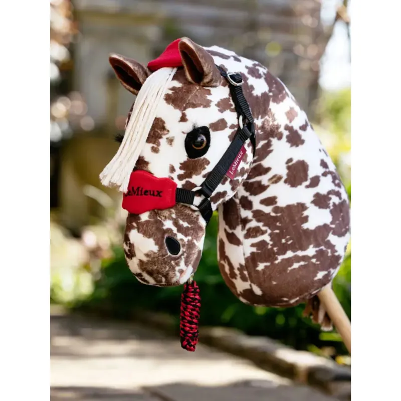 LeMieux Hobby Horse Vogue Headcollar and Leadrope in Chilli-1