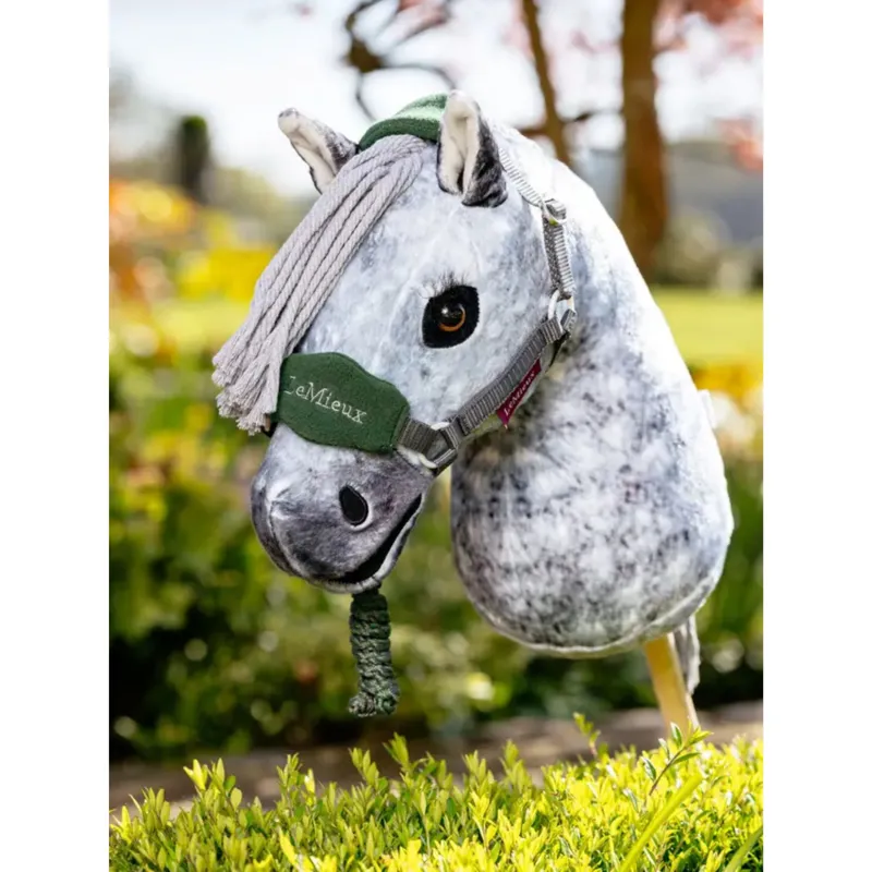 LeMieux Hobby Horse Vogue Headcollar and Leadrope in Hunter Green-1