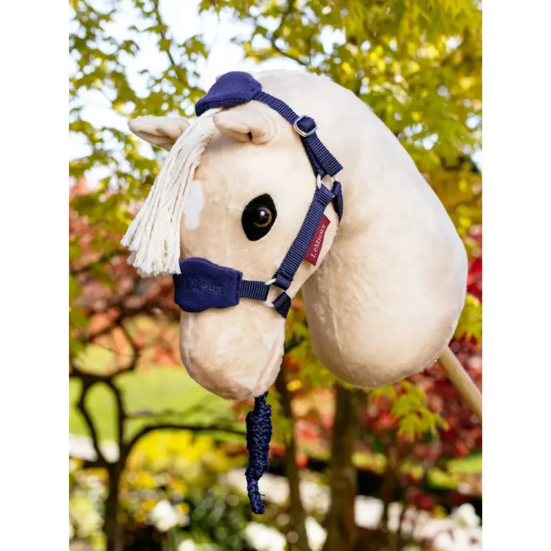 LeMieux Hobby Horse Vogue Headcollar and Leadrope in Ink Blue-1