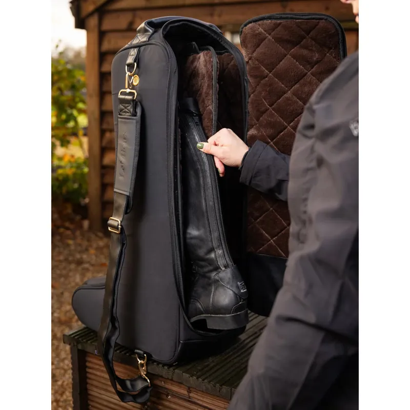 LeMieux Luxe Boot Bag in Black-2