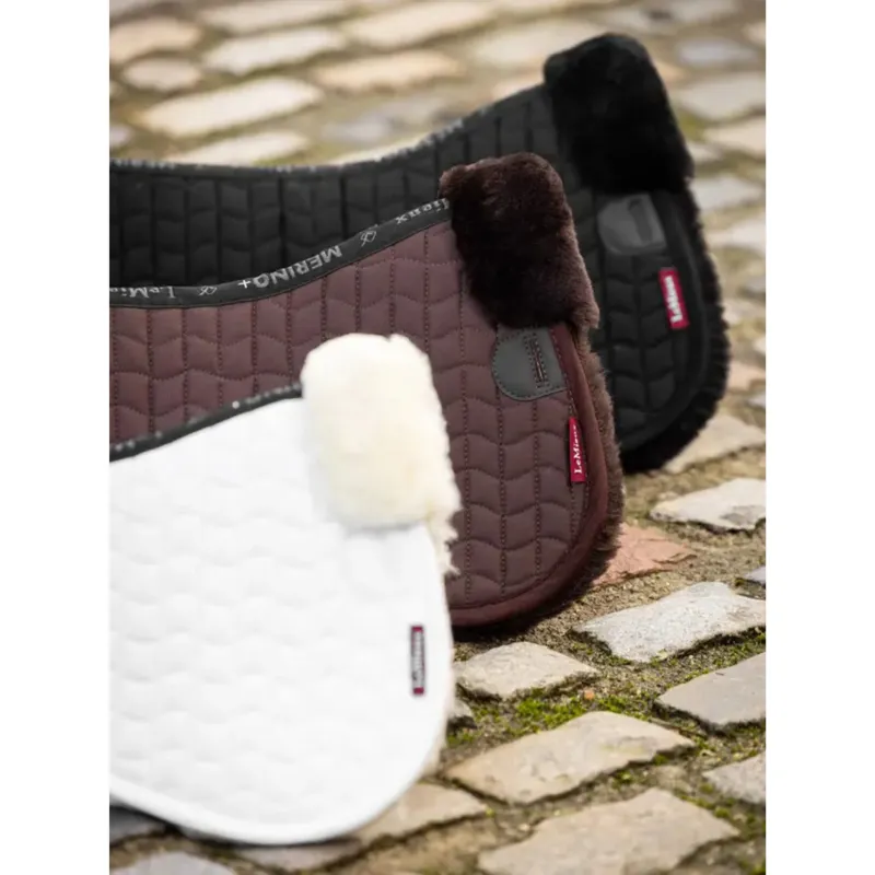 LeMieux Merino+ Half Pad in White/Natural-1