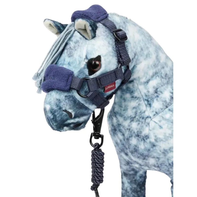 LeMieux Toy Pony Vogue Headcollar and Leadrope in Ink Blue-1